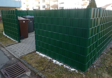35m Sichtschutz für Zaun in grün, für Doppelstabmattenzaun, Gittermatten, Stabmattenzaun